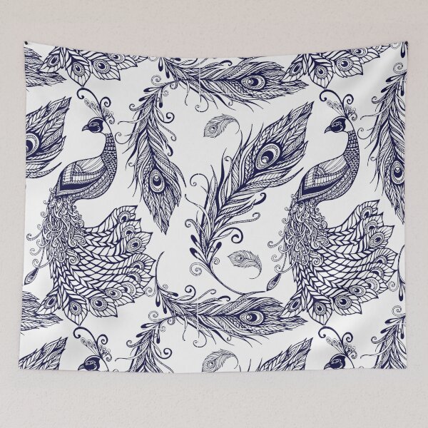 Item preview, Peacock mandala seamless pattern designed and sold by Willem Horinga.