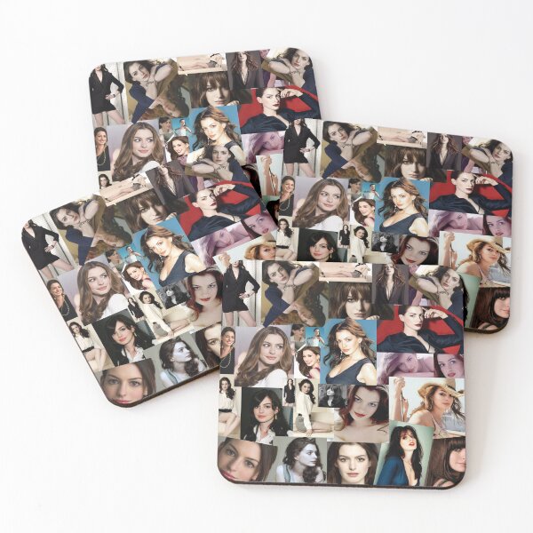Item preview, Anne Hathaway Assorted Photo Collage designed and sold by CollageHeaven.