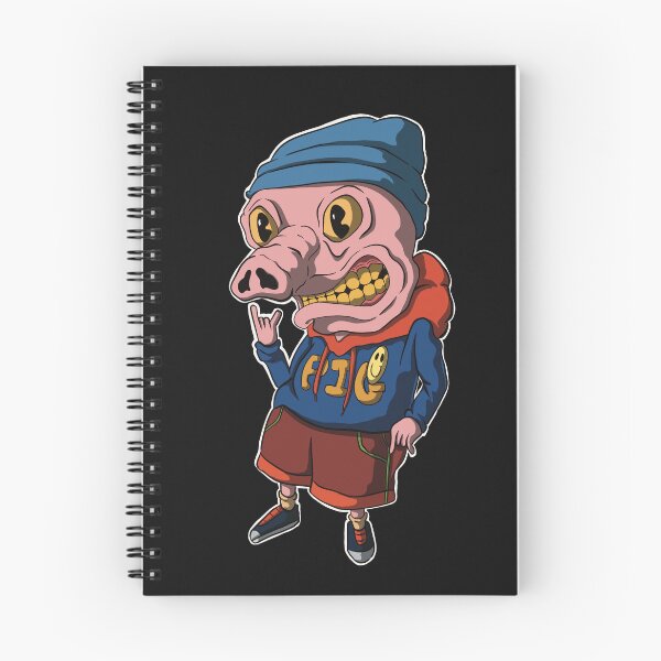 Aperçu de l'œuvre Cochon en colère créée et vendue par WatidStudio.