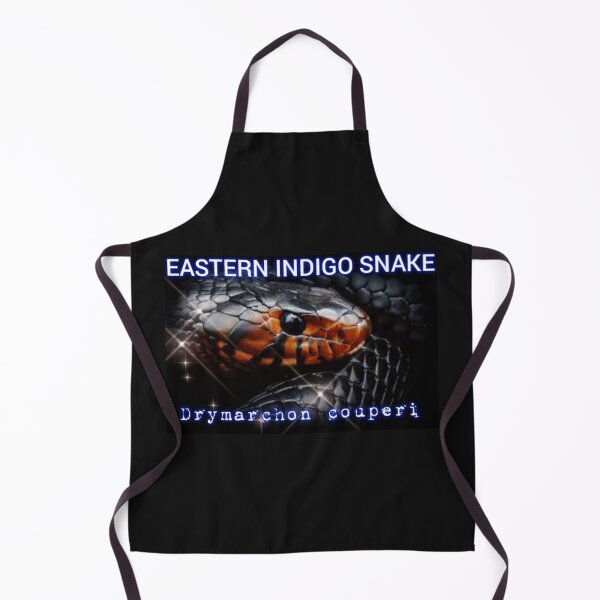 Item preview, Eastern Indigo Snake Drymarchon couperi designed and sold by StrangeFetish.
