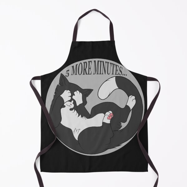 Item preview, 5 More Minutes Cute Sleepy Tuxedo Cat designed and sold by MooseCanoe32.