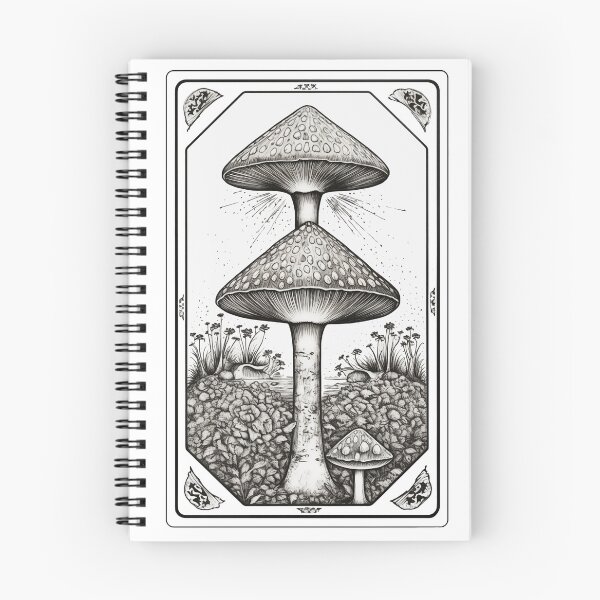Item preview, Hermetic Mushroom Card 1 designed and sold by keenaesthetic.