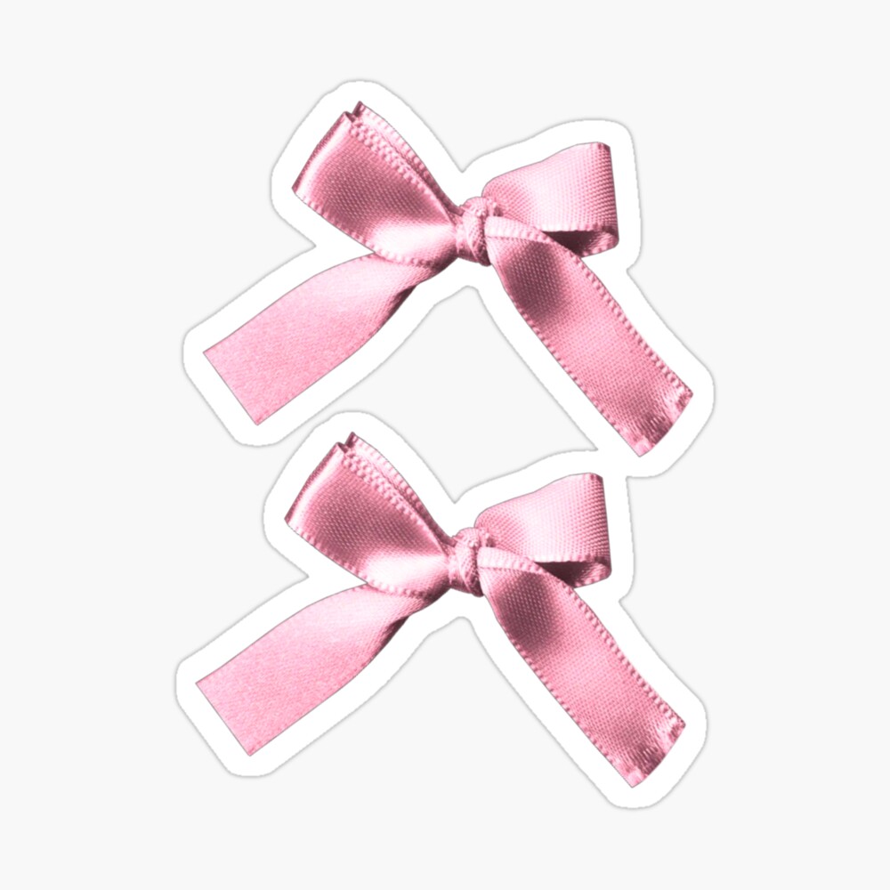 Coquette ribbon bows | Sticker