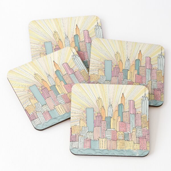 Item preview, Pastel Cityscape designed and sold by MizarPixelArt.