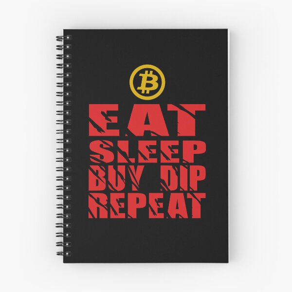 Item preview, EAT SLEEP BUYDIP REPEAT designed and sold by CryptoFlexShop.