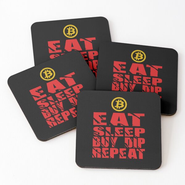 Item preview, EAT SLEEP BUYDIP REPEAT designed and sold by CryptoFlexShop.
