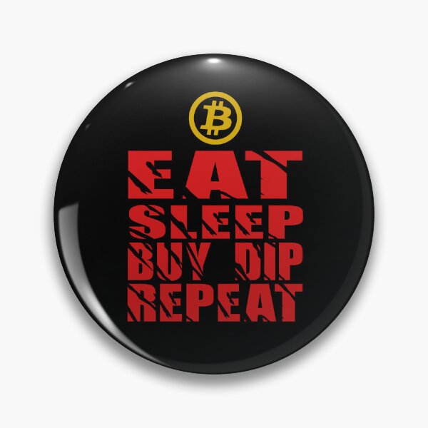 Item preview, EAT SLEEP BUYDIP REPEAT designed and sold by CryptoFlexShop.