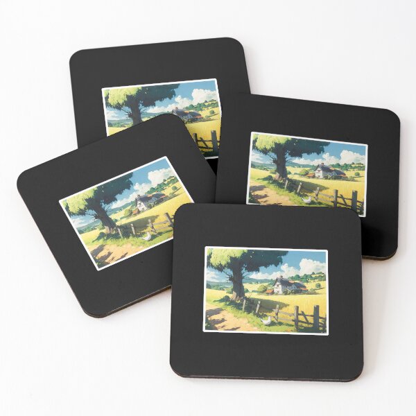 Aperçu de l'œuvre Ferme - Série de cartes postales créée et vendue par SLMGames.