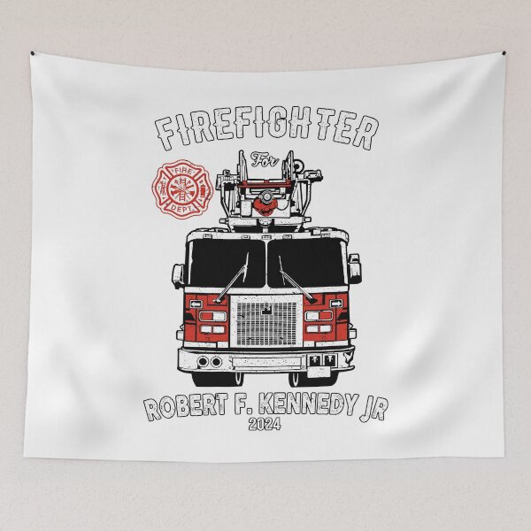 Item preview, Firefighter For Kennedy - 2024 Presidential  designed and sold by LeNew.