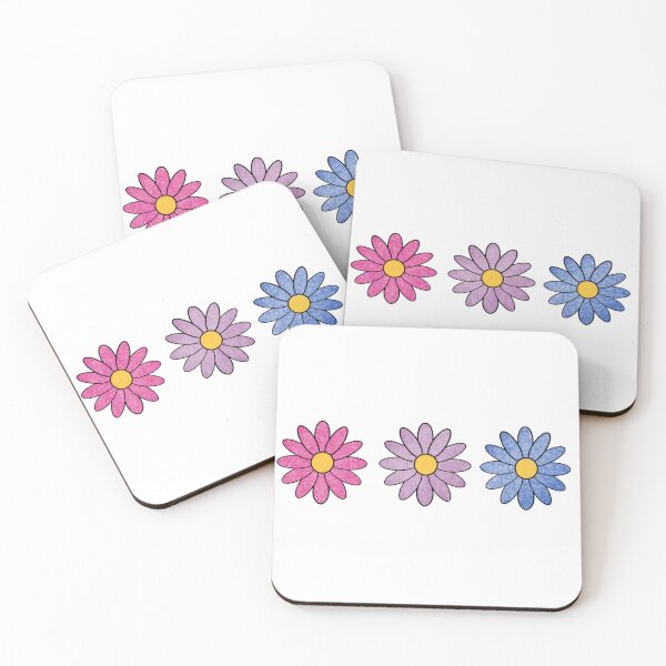 Item preview, Tri-coloured Daisies designed and sold by chromacove.