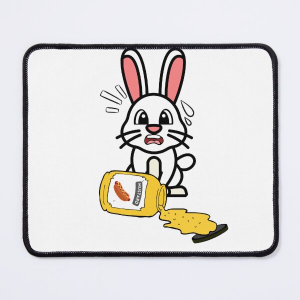 Item preview, Cute Bunny Spilled mustard  designed and sold by Pet Station.