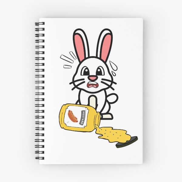 Item preview, Cute Bunny Spilled mustard  designed and sold by Pet Station.