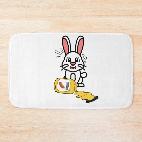 Item preview, Cute Bunny Spilled mustard  designed and sold by Pet Station.