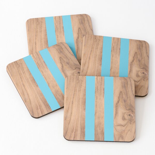 Item preview, Striped Wood Grain Design - Light Blue #807 designed and sold by Natural Collective.