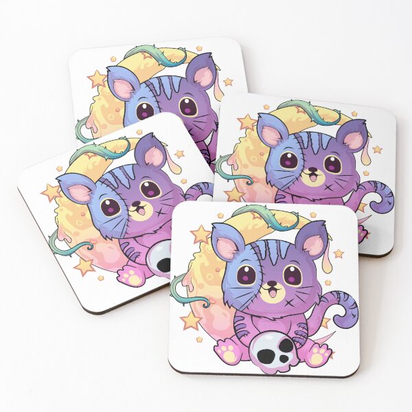 Item preview, Pastel Goth Kawaii Cat designed and sold by DionArts.