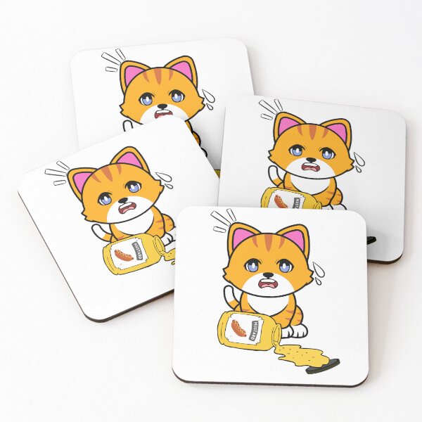 Item preview, Cute Orange Cat Spilled mustard  designed and sold by Pet Station.