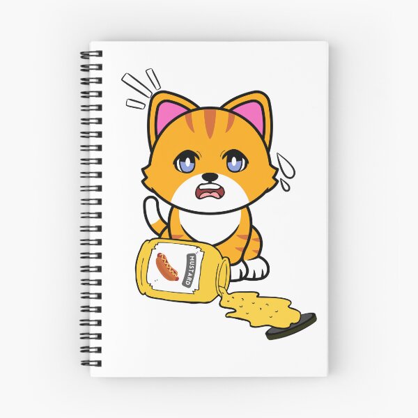 Item preview, Cute Orange Cat Spilled mustard  designed and sold by Pet Station.