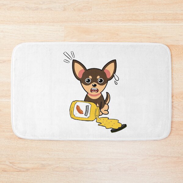 Item preview, Cute small dog Spilled mustard  designed and sold by Pet Station.