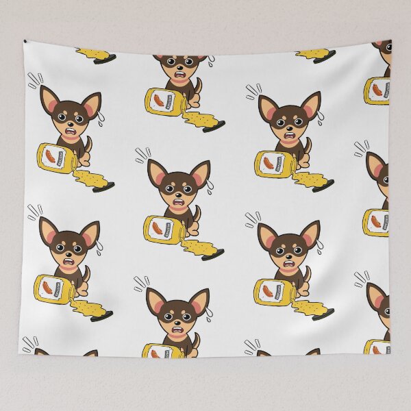 Item preview, Cute small dog Spilled mustard  designed and sold by Pet Station.