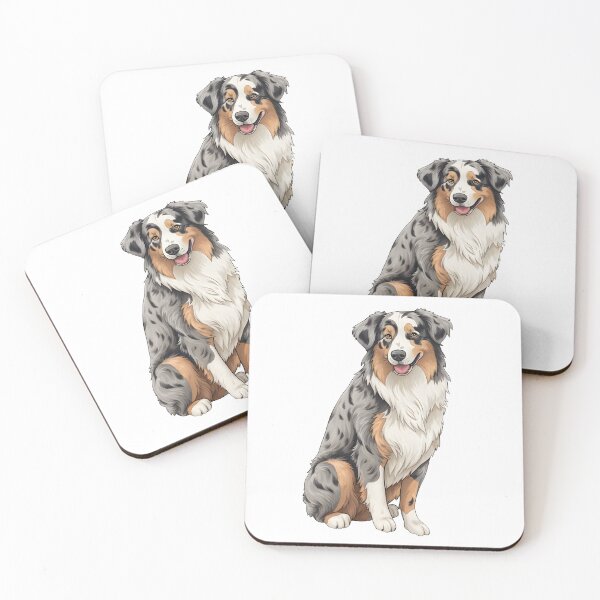 Item preview, Blue Merle Australian Shepard designed and sold by HiddenPassions.