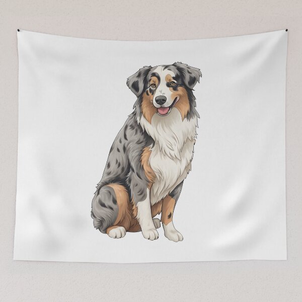 Item preview, Blue Merle Australian Shepard designed and sold by HiddenPassions.