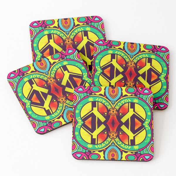 Item preview, Super 80s hippie print designed and sold by Gatixar Catxar.