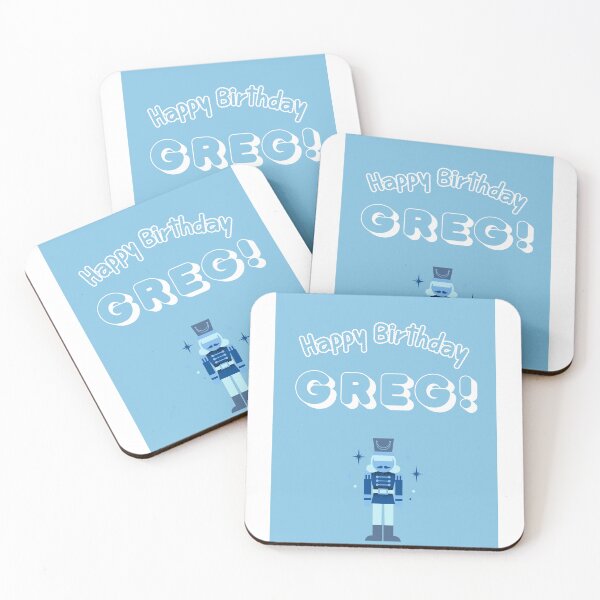 Item preview, Happy Birthday Greg Card (Danny Gonzales) designed and sold by pinkberryarts.