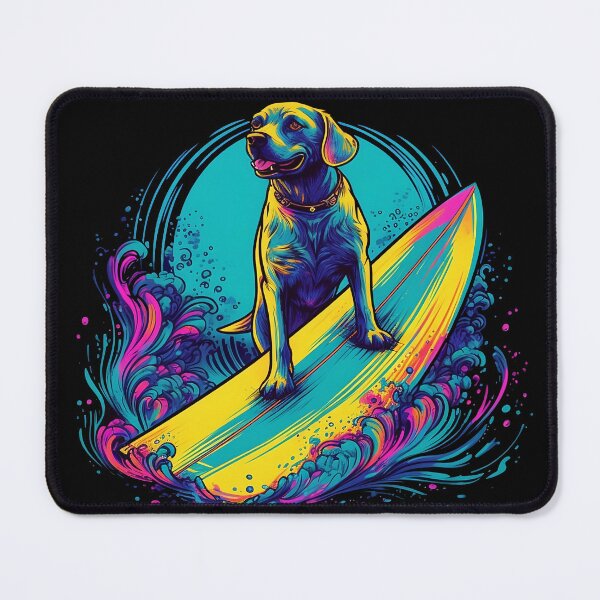 Item preview, Surfing Paws: A Pop Art Tribute to Canine Wave Riders designed and sold by Designs-By-Geli.