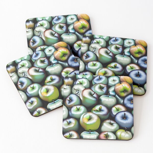 Item preview, Beautiful blue iridescent apples  designed and sold by Coexist In Tee's .