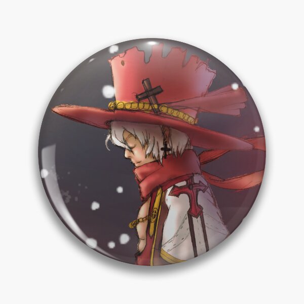 Item preview, A white-hair archbishop wearing a red scarf and big hat - RO designed and sold by VinLoveArtworks.