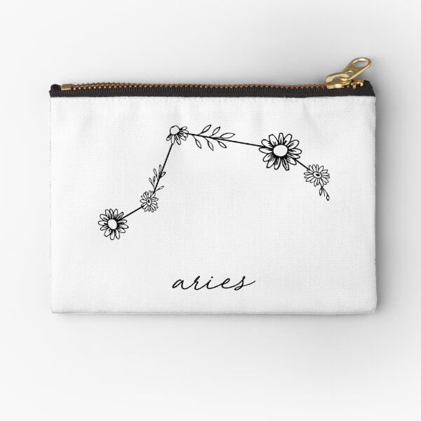 Item preview, Aries Zodiac Wildflower Constellation designed and sold by aterkaderk.