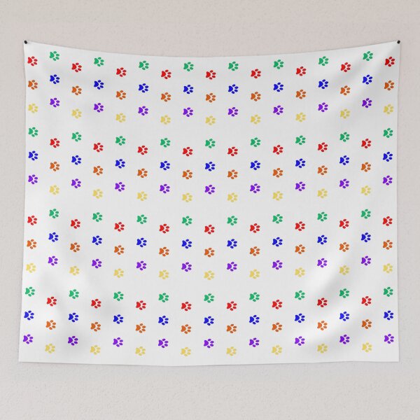 Item preview, Rainbow pride pawprint  designed and sold by Sci-Art-Cafe.