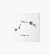 Widder Sternzeichen Wildflower Constellation Galeriedruck