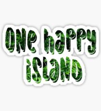 One Happy Island Sticker