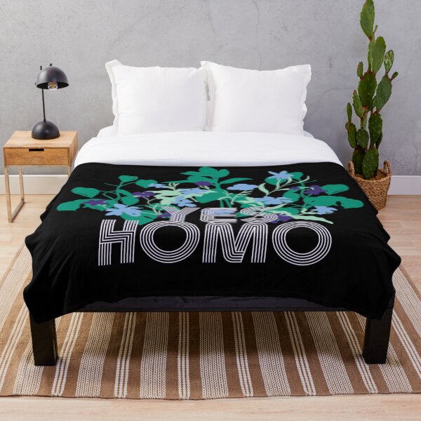 Item preview, Yes Homo Botanical Print - Add Some Sass to Your Space designed and sold by MoniqueNelson.