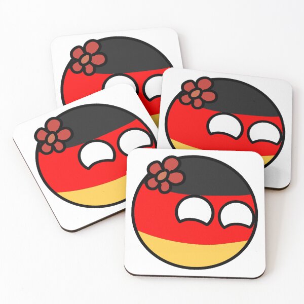 Item preview, countryballs with flowers germanyball  designed and sold by Countryballs Shop.