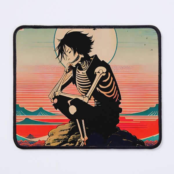 Item preview, Sad Skeleton Boy under the full moon’s light. designed and sold by McCallnWaldo.