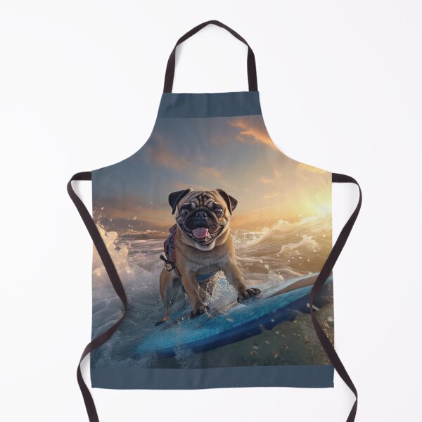 Item preview, Surfing Pug designed and sold by ebrawne.