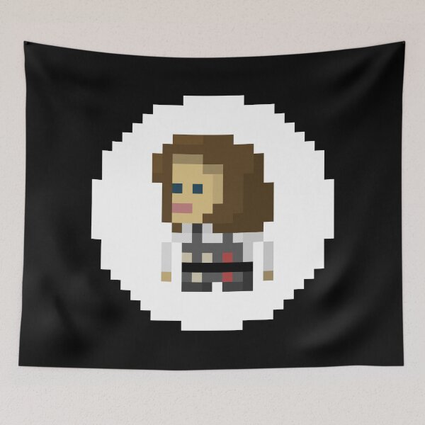 Item preview, Pixel Art Hairdresser | 8-Bit Woman Design designed and sold by anycolorart.