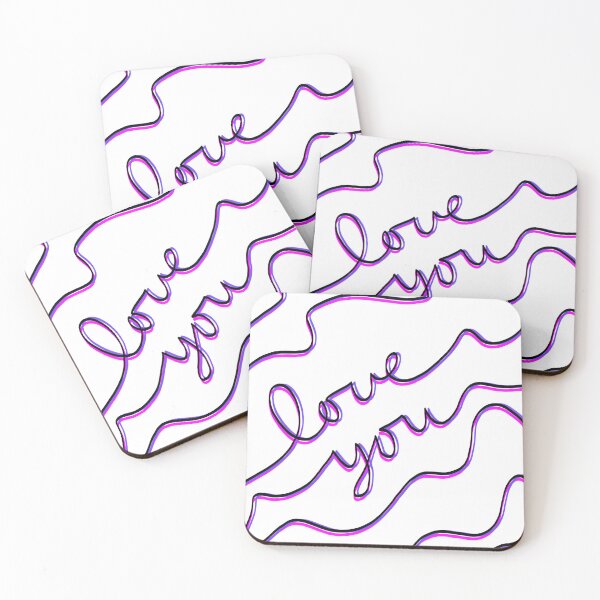 Item preview, Love you squiggles designed and sold by RiahWills.