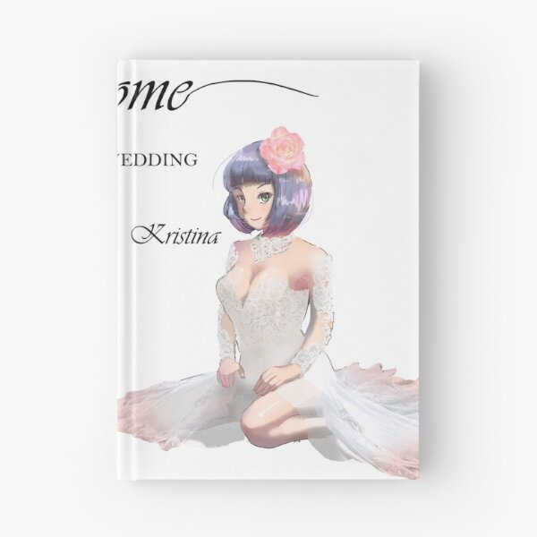 Item preview, Short-hair Girls in Wedding dresses in anime version (white background) designed and sold by VinLoveArtworks.