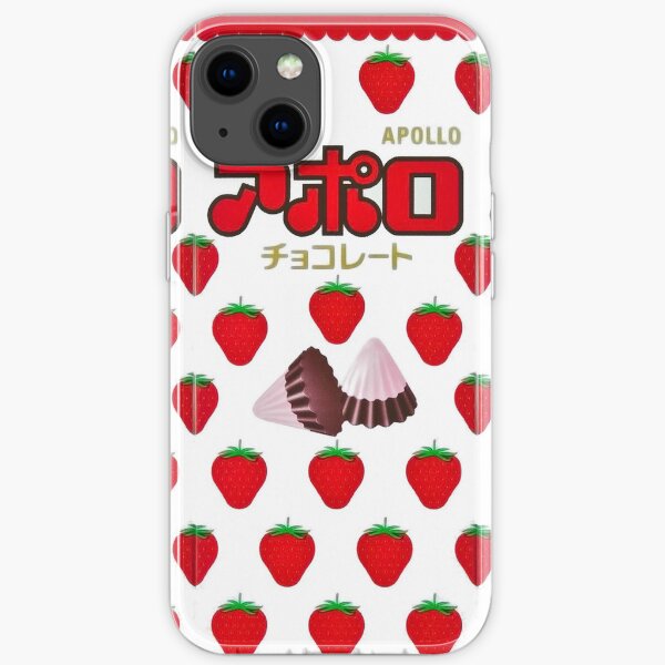 Meiji Erdbeere Schokolade Apollos Süßigkeiten iPhone Flexible Hülle
