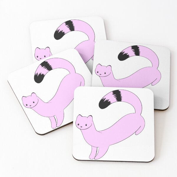 Item preview, Pastel Pink Ferret designed and sold by UnholyRadioHost.