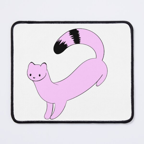 Item preview, Pastel Pink Ferret designed and sold by UnholyRadioHost.