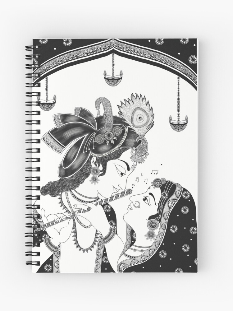 Radhakrishna Drawing Tutorial | Easy Radhakrishna Drawing with Pencil Only  | Book art drawings, Krishna drawing, Art drawings sketches simple