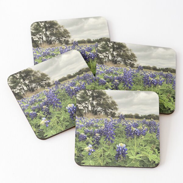 Item preview, Austin Texas Bluebonnets on a Cloudy Spring Day in Vintage Style designed and sold by Mirandaforeva.