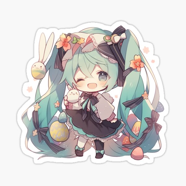 Miku Stickers – Kuroshiro Kawaii