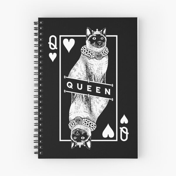 Item preview, Siamese Cat Lover Queen Of Hearts Funny Pop Art designed and sold by GrandeDuc.