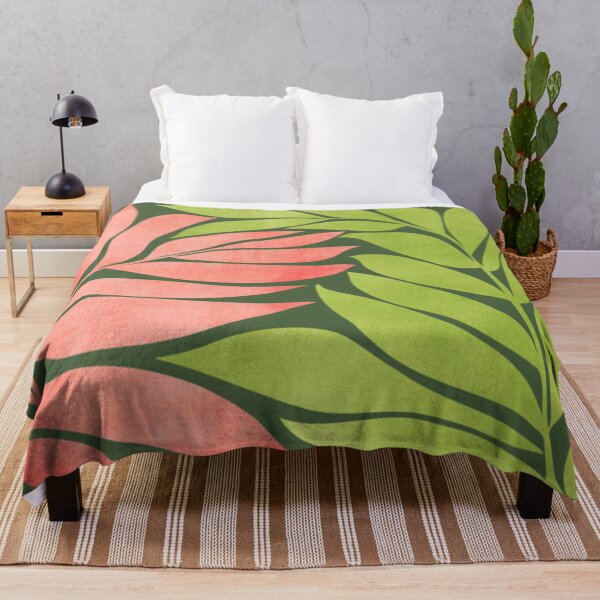 Item preview, Pink and Green Leafs designed and sold by Kenneth-Scott.