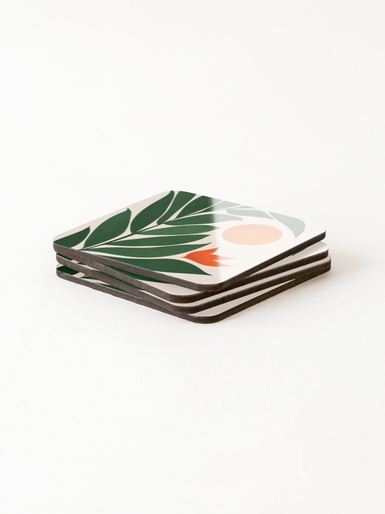 Thumbnail 4 of 5, Coasters (Set of 4), Tropical Sunset designed and sold by Kenneth-Scott.